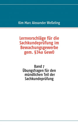 Lernvorschläge für die Sachkundeprüfung im