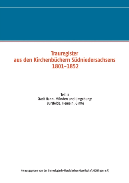 Trauregister aus den Kirchenbüchern