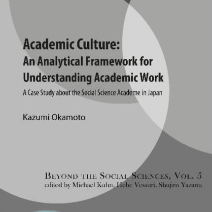 Academic Culture -- An Analytical Framework for Understanding Academic Work: A Case Study About the Social Science Academe in Japan