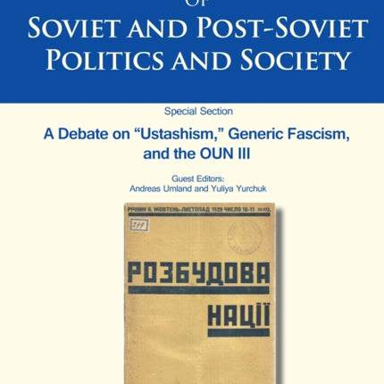 Journal of Soviet and PostSoviet Politics and