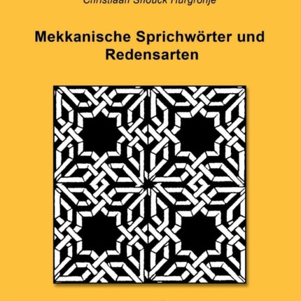 Mekkanische Sprichworter Und Redensarten