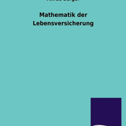 Mathematik der Lebensversicherung