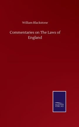 Commentaries on The Laws of England