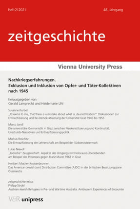 Nachkriegserfahrungen: Exklusion und Inklusion von Opfer- und Täter-Kollektiven nach 1945