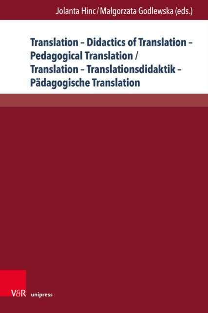 Translation â Didactics of Translation â