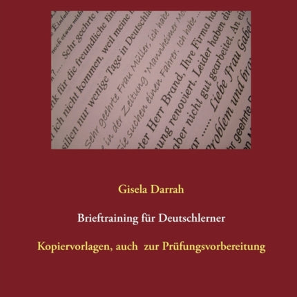 Brieftraining für Deutschlerner: