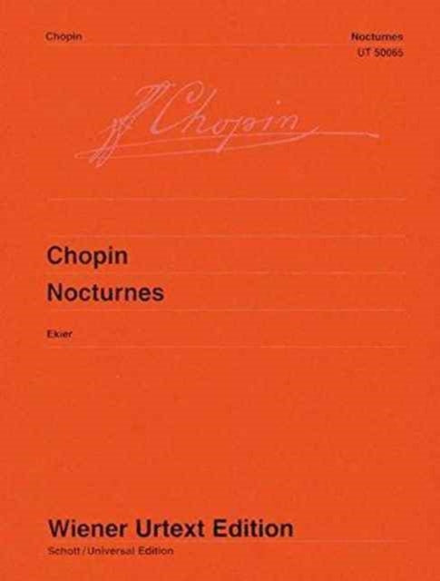 Nocturnes Nach den Autographen Abschriften und Originalausgaben Wiener Urtext