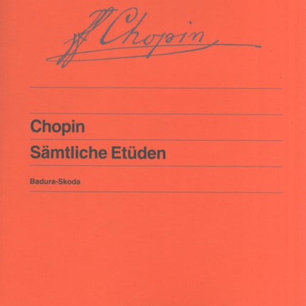 Etudes Opus 10  25 Samtliche