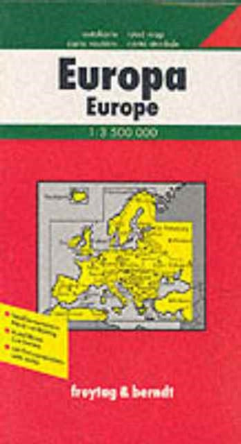 Europe Political Road Map 1:3 500 000