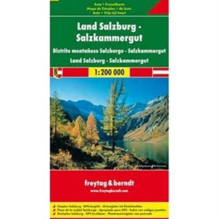 Sheet 6, Federal State Salzburg - Salzkammergut Road Map 1:200 000