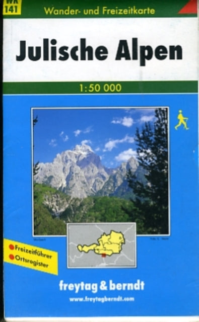 Julian Alps Hiking + Leisure Map 1:50 000