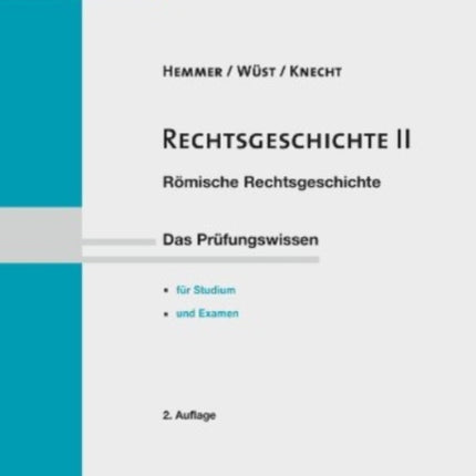 Rechtsgeschichte 2 Rmische Rechtsgeschichte