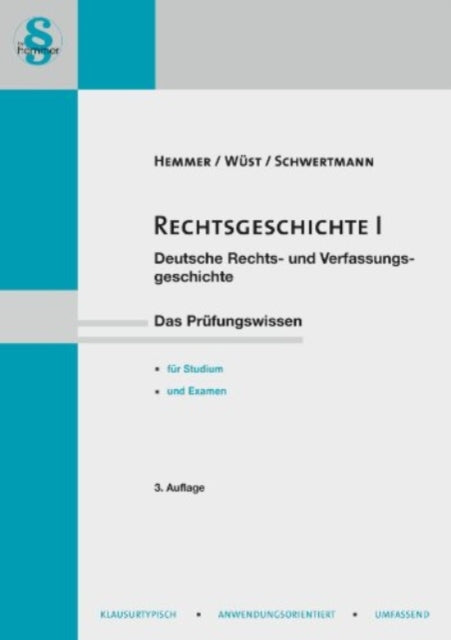 Rechtsgeschichte 1 Deutsche Rechts und Verfassungsgeschichte