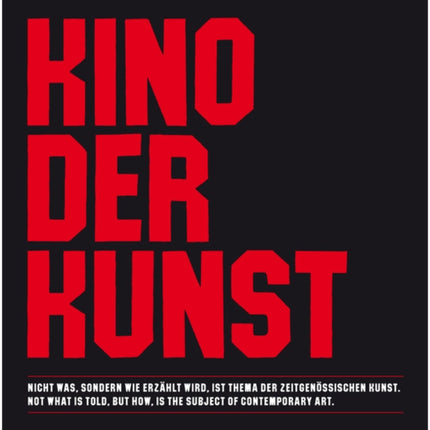 Kino Der Kunst: Cinema of Art