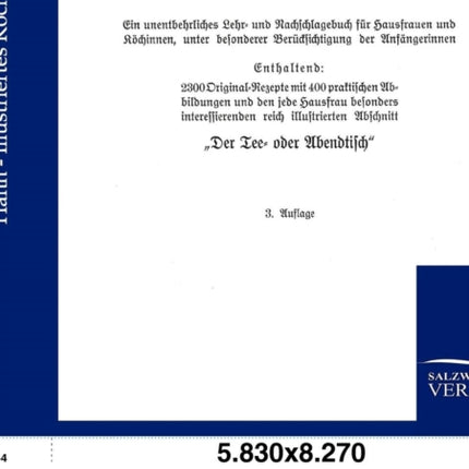 Illustriertes Kochbuch