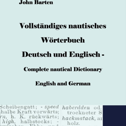 Vollständiges nautisches Wörterbuch Deutsch und