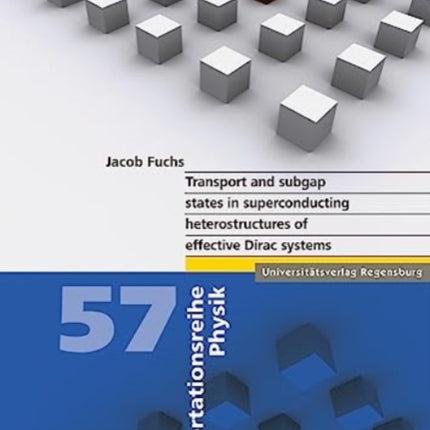 Transport and subgap states in superconducting heterostructures of effective Dirac systems