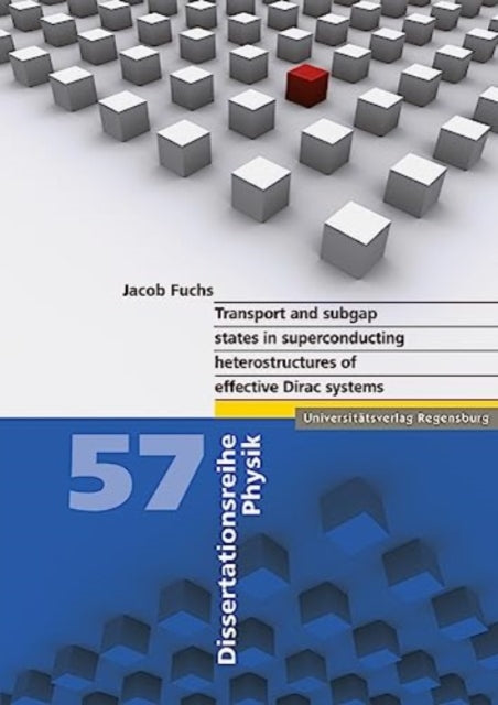 Transport and subgap states in superconducting heterostructures of effective Dirac systems