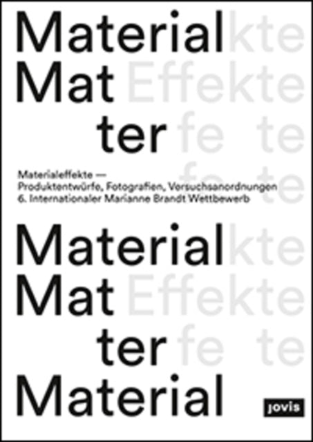 Materialeffekte—Produktentwürfe, Fotografien, Versuchsanordnungen: 6. Internationaler Marianne Brandt Wettbewerb