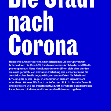 Die Stadt nach Corona