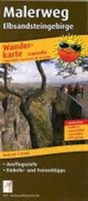 Malerweg - Elbe Sandstone Mountains, hiking map