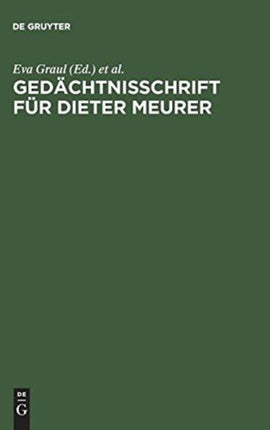 Gedächtnisschrift für Dieter Meurer
