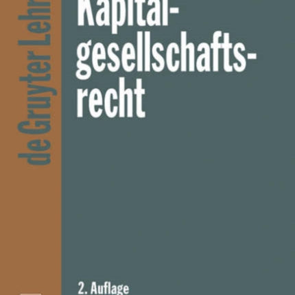 Kapitalgesellschaftsrecht