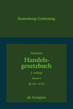 Buch 4. §§ 343-475h