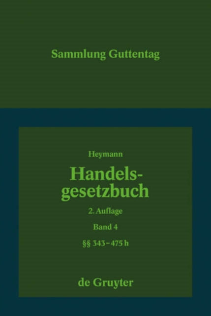 Buch 4. §§ 343-475h
