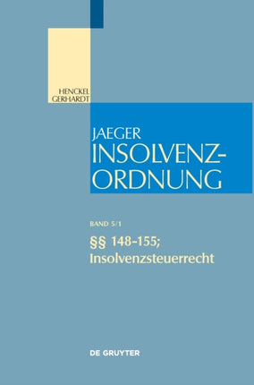 §§ 148-155; Insolvenzsteuerrecht