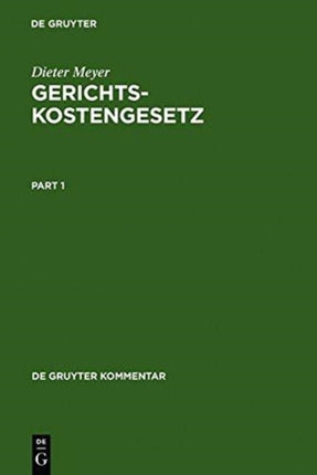 Gerichtskostengesetz: Kommentar