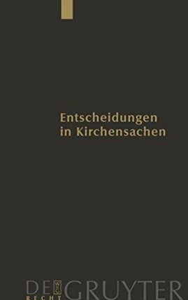 Entscheidungen in Kirchensachen seit 1946, Band 47, 1.1.-31.12.2005