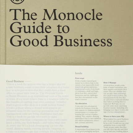 The Monocle Guide to Good Business