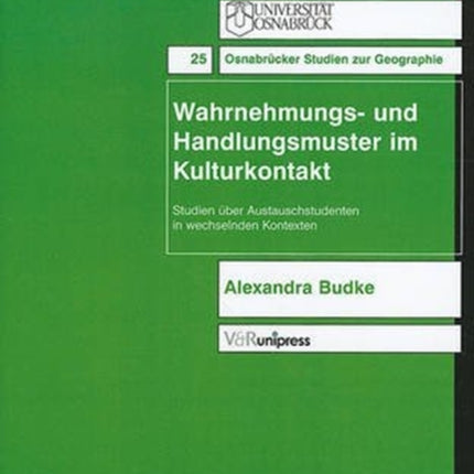 OsnabrÃ cker Studien zur Geographie (OSG).: