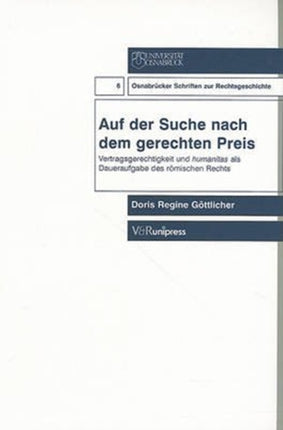 OsnabrÃ cker Schriften zur Rechtsgeschichte.: