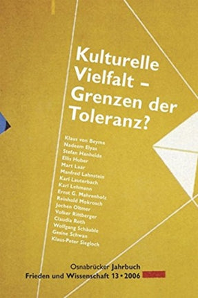 OsnabrÃ cker Jahrbuch Frieden und Wissenschaft.: