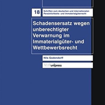 Schriften zum deutschen und internationalen PersÃ¶nlichkeits- und ImmaterialgÃ"terrecht.