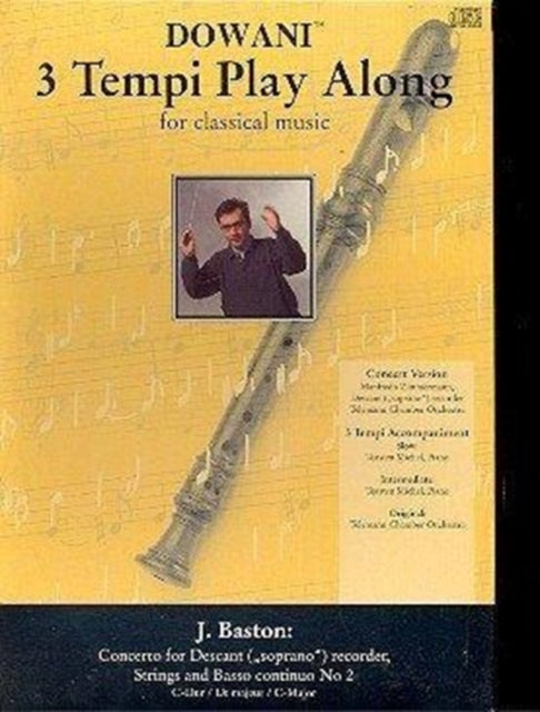 J Baston Concerto for Descant Recorder Strings