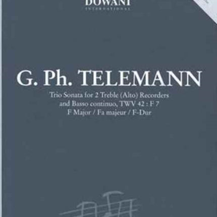 Telemann Trio Sonata in F Major for 2 Treble Alto