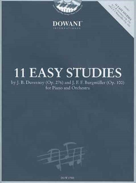 11 Easy Studies by Duvernoy Op 276 and Burgmuller Op 100 For Piano and Orchestra