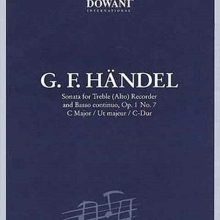 SONATA FOR TREBLE ALTO RECORDER  BC