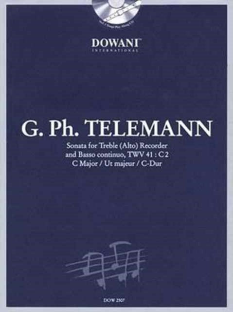 SONATA FOR TREBLEALTO RECORDER  BASSO C