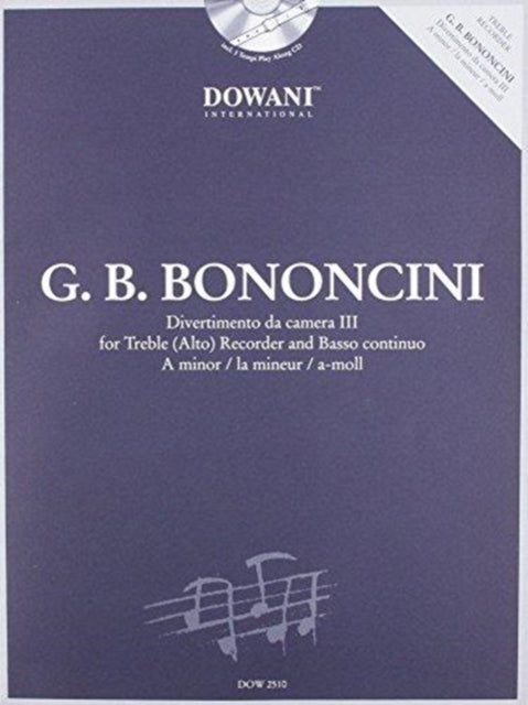 Bononcini Divertimento Da Camera No 3 in a Minor