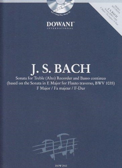 Sonata for Treble Nach Orig EDur Bwv 1035