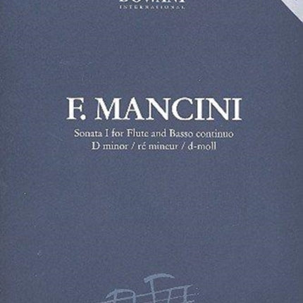 Sonata I for Flute  Basso Continuo in D Minor