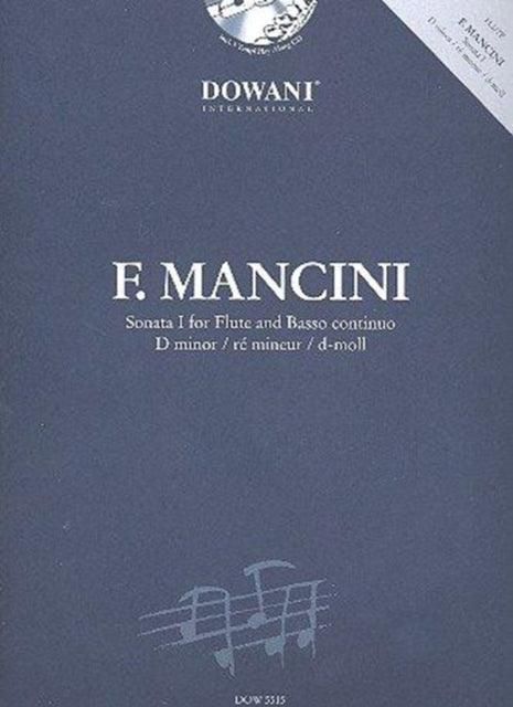 Sonata I for Flute  Basso Continuo in D Minor