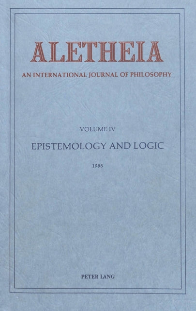 Aletheia: An International Yearbook of Philosophy