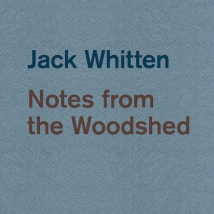 Jack Whitten Notes from the Woodshed