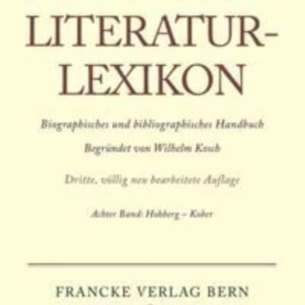Deutsches Literatur-Lexikon, Band 8, Hohberg- Kober