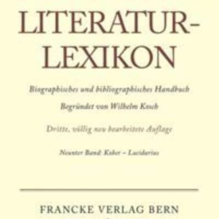 Deutsches Literatur-Lexikon, Band 9, Kober - Lucidarius